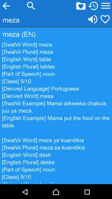 EN-SW Dictionary android App screenshot 5