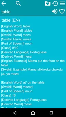 EN-SW Dictionary android App screenshot 7